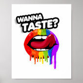 WANNA GESTASTET DEN RAINBOW POSTER (Vorne)