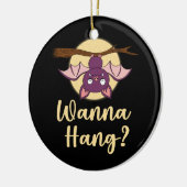 Wanna Hang Tierfreunde Baden Rund um die Ecke Keramik Ornament (Links)
