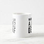 Wanna Hear A Joke Decaf Kaffeetasse (Mittel)