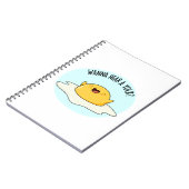Wanna Hear A Yolk Funny Egg Joke Pub Notizblock (Linke Seite)