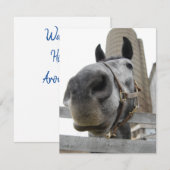 Wanna Horround Dankeskarte (Vorne/Hinten)