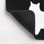 Wanna Pet Me Cat Mousepad (Ecke)