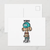 Wanna Play Postkarte (Vorne/Hinten)