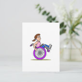 Wanna-Rennen Postkarte (Stehend Vorderseite)