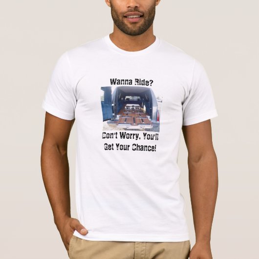 Wanna Ride, Beerdigung Hearse Bella Leinwand T-Sh T-Shirt (Vorderseite)