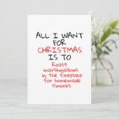 WANNA ROAST MARSHMALLOWS IM KAMIN SAVE THE DATE (Stehend Vorderseite)