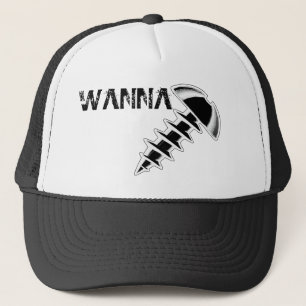 Wanna Screw Black Hat Truckerkappe
