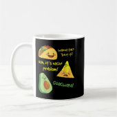 Wanna Taco Bout es, Nacho Problem! Funny Avocado Kaffeetasse (Links)