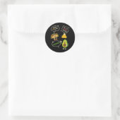 Wanna Taco Bout It Nacho Problem Avocado Lover Gua Runder Aufkleber (Tasche)