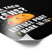 Wanna Taco Bout Jesus Cinco de Mayo Christlich Fotodruck (Ecke)