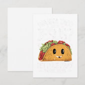 Wanna Taco 'Bout Jesus Dankeskarte (Vorne/Hinten)
