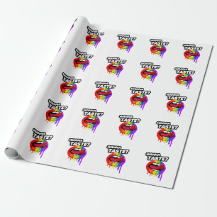 WANNA VERSTÄNDIGT DEN RAINBODEN GESCHENKPAPIER