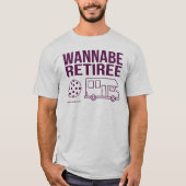 "Wannabe-Rentner" Pickleball Shirt (Vorderseite)