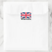Wannabe - UK Runder Aufkleber (Tasche)
