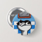 Wannen-Liebe v.01 - Katzen-Knopf Button (Vorne & Hinten)