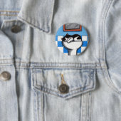 Wannen-Liebe v.01 - Katzen-Knopf Button (Beispiel)