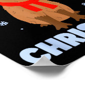 Want For Christmas Is Capy _ Christmas Capybara Sa Poster (Ecke)