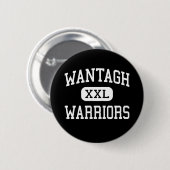 Wantagh - Krieger - hoch - Wantagh New York Button (Vorne & Hinten)