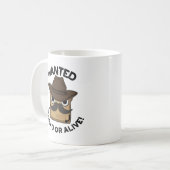 Wanted Brot Oder Lebendig Lustiger Lebensmittel-Wo Kaffeetasse (Vorderseite Links)