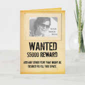 WANTED - Greeting Card Karte (Vorderseite)