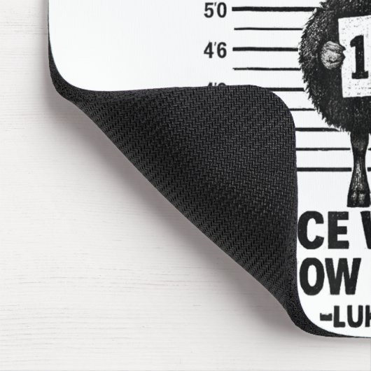 Wanted I Once Was Lost Funny Sheep Quotes Jesus Ch Mousepad (Ecke)