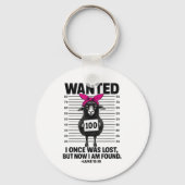 Wanted I Once Was Lost Funny Sheep Quotes Jesus Ch Schlüsselanhänger (Vorderseite)