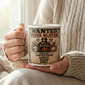 Wanted Poster Fire Cider Virus Slayer Lustig Kaffeetasse