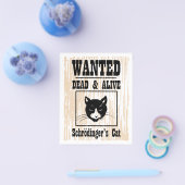 Wanted Schrödingers Katze Flyer (Einzeln)