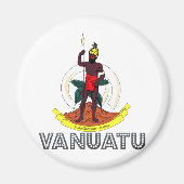 Wanuatu-Wappen Magnet (Vorne)
