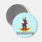 Wanuatu-Wappen Magnet (Vorderseite/Rückseite)