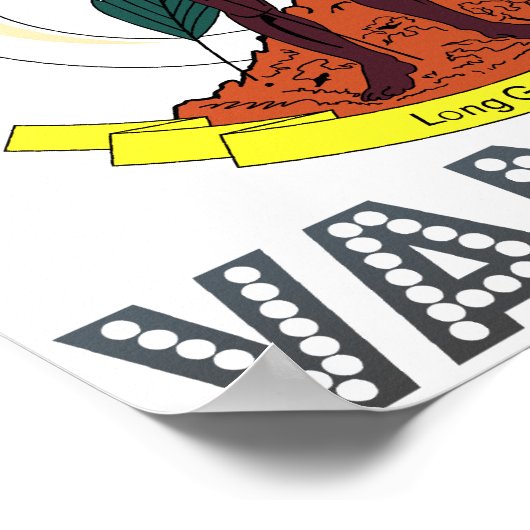 Wanuatu-Wappen Poster (Ecke)