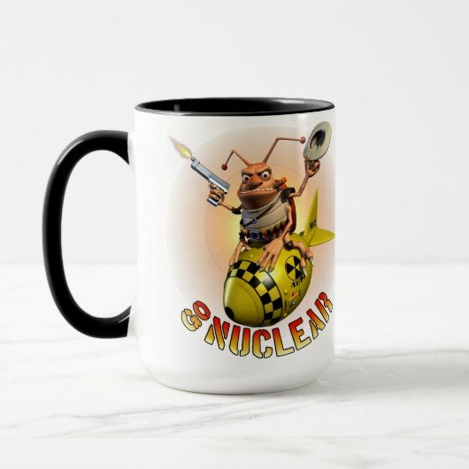 Wanze-Heraus u. Gehen-Nukleare Tasse (Links)