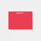 Wanze!!!! Klebrige Anmerkungen Post-it Klebezettel (Vorderseite)