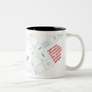 WANZE Modul-Tasse - besonders angefertigt Zweifarbige Tasse
