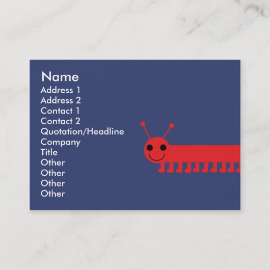 Wanze - mollig visitenkarte (Vorderseite)