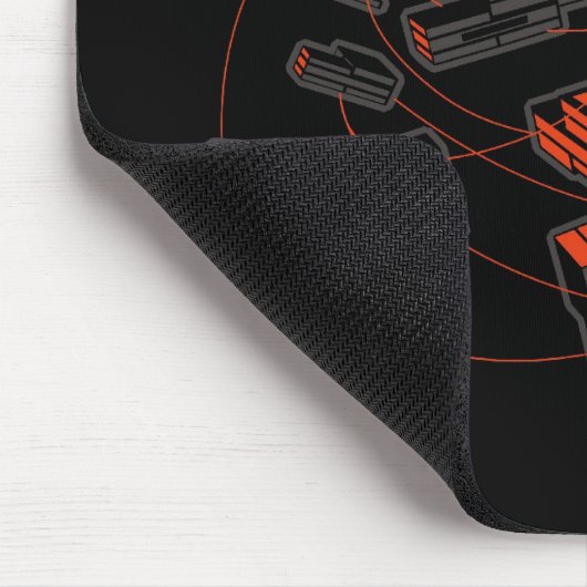 WANZE Wolke Mousepad - Schwarzes (Ecke)