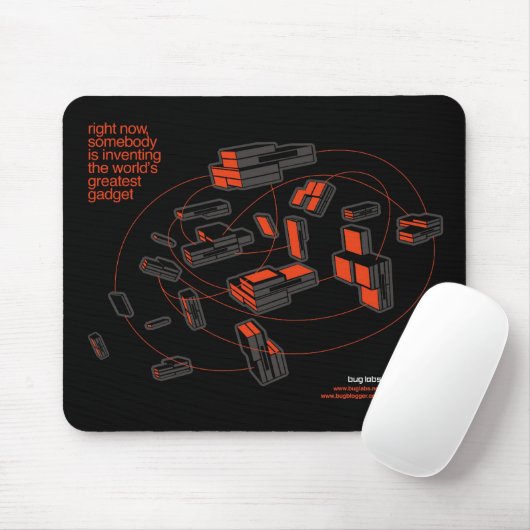 WANZE Wolke Mousepad - Schwarzes (Mit Mouse)