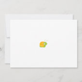 Wanzen danken Ihnen, Anmerkung zu kardieren Dankeskarte (Rückseite)