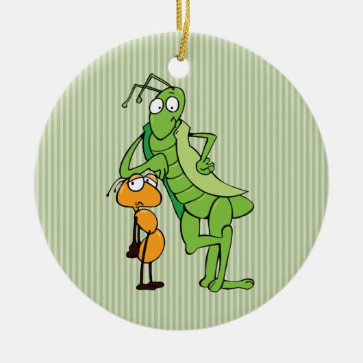 Wanzen-Freunde Keramikornament (Vorne)