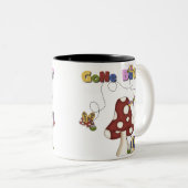 Wanzen gegangene Buggy Zweifarbige Tasse (VorderseiteRechts)