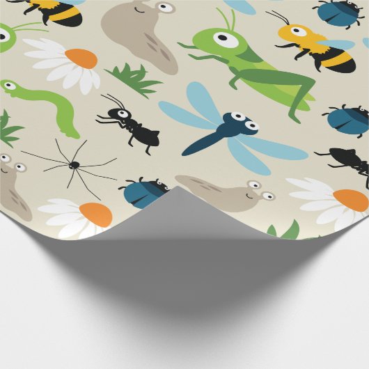 Wanzen Geschenkpapier (Ecke)