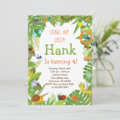 Wanzen-Insekten-Einladung Einladung (Stehend Vorderseite)