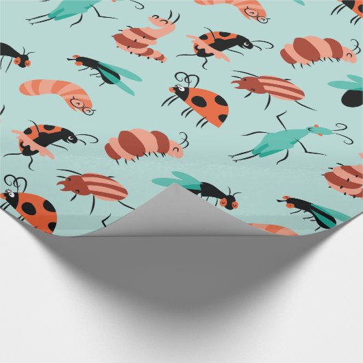 Wanzen-Party-Verpackungspapier Geschenkpapier (Ecke)