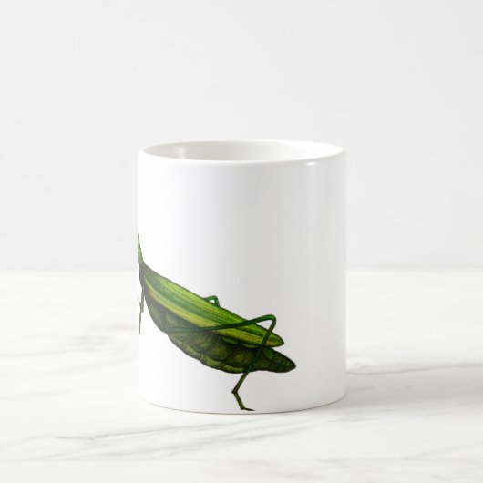 Wanzen-Tasse, betender Mantis-Grün Kaffeetasse (Mittel)
