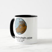 Wanzen u. Honig-Logo-Tasse Tasse (Vorderseite Links)