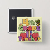 Wanzen und Apfel-4. Grad-T-Shirts und Geschenke Button (Vorne & Hinten)