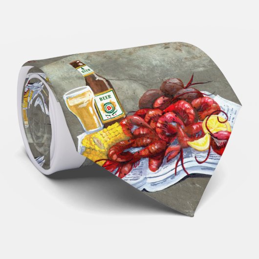 Wanzen und Bier-Krawatte Krawatte (Gerollt)