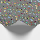Wanzen und Insekten Geschenkpapier (Ecke)
