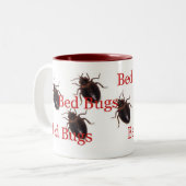 Wanzen Zweifarbige Tasse (Vorderseite Links)