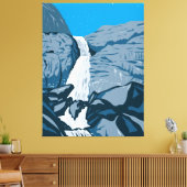 Wapama Falls Leinwanddruck (Insitu (Wohnzimmer))